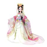 古代娃娃 关节体中国神话古装芭比娃娃嫦娥仙子礼盒套装女孩子儿?