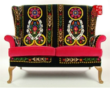 2015新款民族风格个性沙发客厅双人沙发2人位老虎椅款式 厂家直销