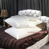 Cuddledown匈牙利羽绒枕头95白鹅绒枕芯护颈正品一对出口美国酒店
