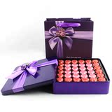 包邮 德芙巧克力礼盒装生日妇女情人女王节礼物Dove紫铁56粒