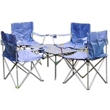 莫耐限量版户外正品休闲折叠桌椅迷你铝桌沙滩桌露营1桌子4个椅子