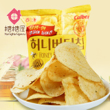 韩国薯片进口零食 海太蜂蜜黄油薯片60g 土豆片脆片 大包膨化零食