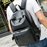 香港代购时尚双肩包男士韩版潮流真皮学生书包休闲背包英伦旅行包