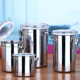 不锈钢食品密封罐 保鲜罐 茶叶罐 咖啡豆罐 大中小号 储物罐子