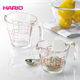 日本进口hario耐热玻璃量杯带刻度厨房烘焙咖啡计量杯mjp-500ml