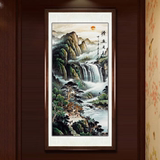 高清国画牡丹条屏16套含白描底稿步骤图 山水 国画临摹素材电子稿