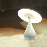 蘑菇空气净化器充电式LED小台灯可爱卧室床上无线可调节亮度家用