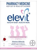 澳洲代购直邮 拜耳Elevit爱乐维叶酸片 备孕孕妇维生素营养100片