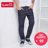 Baleno/班尼路 青少年时尚低腰牛仔裤韩版纯棉修身男裤