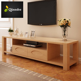 全实木电视柜北欧简约现代客厅卧室环保白蜡木地柜VT730