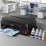 佳能G3800彩色照片打印机加墨式打印一体机 打印扫描复印无线网络