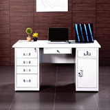 职员办公桌椅组合铁皮办公电脑桌1.4单人1.2米钢制办公桌子