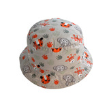 外贸薄夏季0-3-12个月婴儿纯棉遮阳帽1-6岁宝宝帽子太阳帽盆帽凉