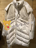 专柜正品代购斯琴SIQIN 2015秋冬款白色长款羽绒大衣服ADDS002