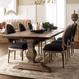 美式loft复古全实木餐桌 欧式高档餐厅餐桌 做旧办公桌简易老板桌