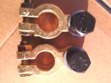 加大加厚纯铜汽车电瓶卡子接头蓄电池桩头卡子电瓶卡头电瓶夾