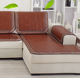 e麻将凉席坐垫椅垫 麻将竹席子沙发垫子 正方形碳化色有绑带
