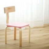 易成长儿童木质靠背椅早教椅子幼儿园椅子学习小板凳学生小椅子
