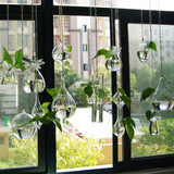 玻璃吊瓶水培透明玻璃花瓶居家装饰瓶创意悬挂式花瓶居家装饰花器