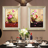 壹画视觉 欧美式餐厅装饰画现代简约客厅卧室壁画墙画挂画有框画