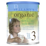 澳洲直邮 Bellamy's贝拉米婴儿有机奶粉3段/三段400g罐 一箱12罐