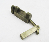 迷你小巧的黄铜锁带钥匙 信江收藏之老铜器