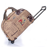 金属拉杆软箱包女行李包大容量防水手提包男旅行箱登机包旅行袋