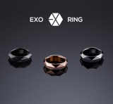 EXO戒指官方同款自制logo饰品周边 EXO  RING EXO-L 身份象征戒指