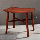 古木生花原创 红木中式矮凳个性设计家具原木小凳子 杌子家用木凳