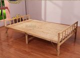 正品尚书房柏木折叠床实木床午休床简易实用双单人床木板床儿童床