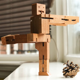 创意儿童玩具木头魔方机器人男孩女生礼品生日开学送孩子礼物包邮