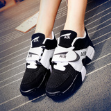 韩版孕妇防滑运动鞋夏季透气大码女鞋41-43全黑色工作休闲鞋40 42