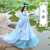 芭比娃娃中国古装神话服饰六分之一娃娃衣服仙子仙女服饰