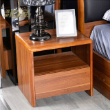 北欧板木结合家具板式实木床头柜简约现代中式储物柜限时特价热卖
