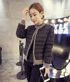 韩国代购2015冬装新款韩版修身显瘦棉外套女短款小棉衣棉服棒球服