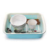顺福洗菜篮可分离双层长方形塑料碗筷沥水篮果蔬漏水果盆淘菜筛子