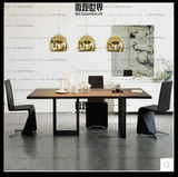 微观世界loft工业风餐桌创意造型办公会议桌咖啡桌北欧书桌推荐