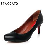 STACCATO/思加图2015秋季专柜同款女士绵羊皮女皮鞋9VT01CQ5