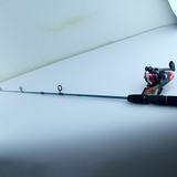 轮抛杆鱼竿渔具1.2/1.35米海竿海钓竿路亚竿套装远投碳素直柄纺车
