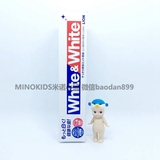 现货日本代购狮王WHITE&WHITE美白牙膏150g薄荷香型