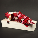 玫瑰香皂花束高档礼盒浪漫送女生朋友老婆创意生日情人节礼物礼品
