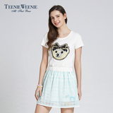 Teenie Weenie小熊专柜正品女装夏季短袖休闲T恤TTRW52311K