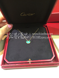 香港代购卡地亚AMULETTE DE CARTIER女士项链18K黄金绿玉髓钻石