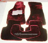 南韩冰丝长毛脚垫专用汽车脚垫地毯奔驰帕萨特宝马5系奥迪脚垫