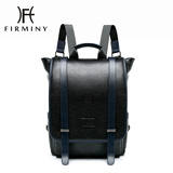Firminy原创设计英伦风双肩包男士学院风文艺潮撞色背包2016新款