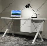 简约现代黑白钢琴烤漆家用时尚书房卧室书桌电脑桌写字台
