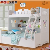 法格莱 儿童家具套房 儿童床女孩上下床双层床 小孩高低床子母床