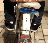 加厚 自行车电动车 后座椅 脚踏板 后脚蹬 折叠 可放脚铁踏板配件