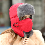 男女冬季口罩雷锋帽冬天中老年户外加厚护耳韩版潮毛线保暖防风帽