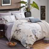 美式印花全棉四件套 纯棉床上用品双人床单四件套1.5m1.8m2.0米床